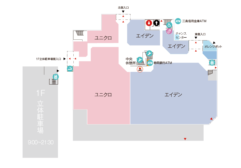 フロアマップアネックス1F