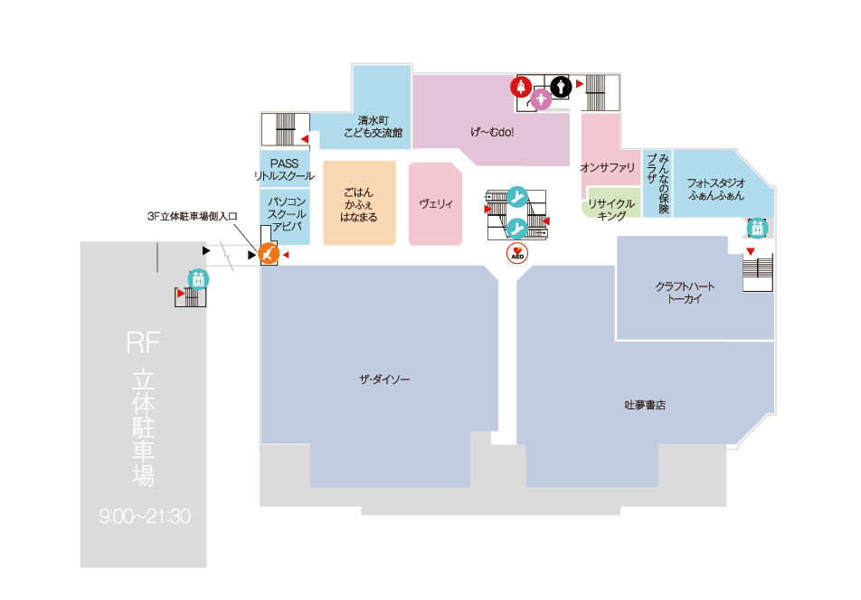 フロアマップアネックス3F