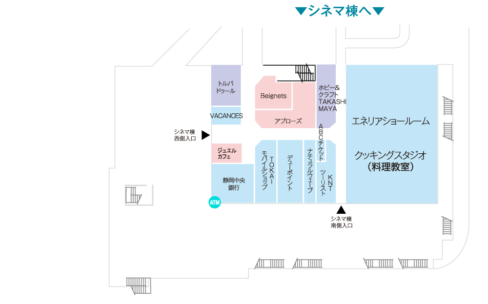 フロアマップ本館1F-2