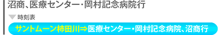 沼商・医療センター行