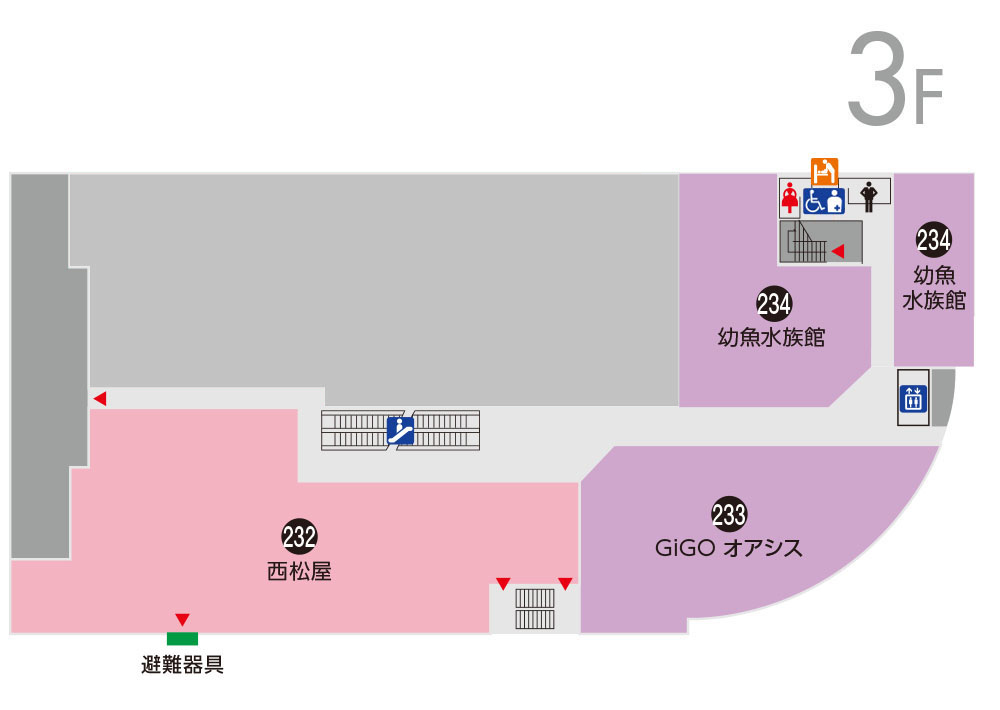 フロアマップオアシス3F